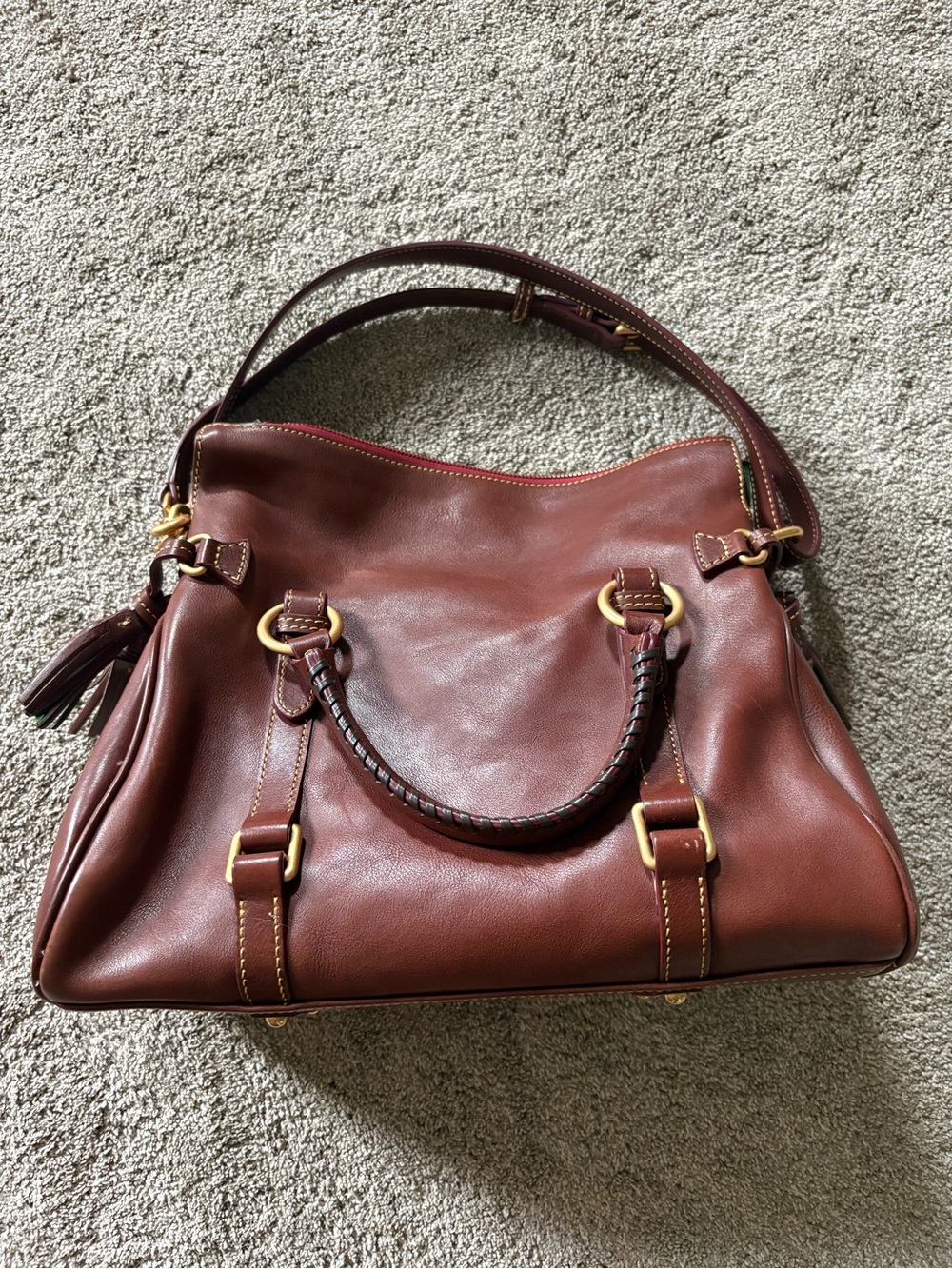 EXCELLENT condition Dooney and Bourke Florentine satchel - Picture 2 of 7